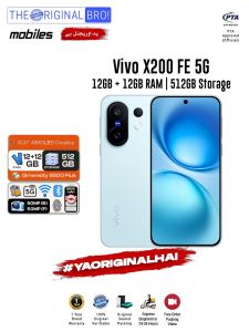 Vivo X200 FE 5G - 12GB RAM - 512GB Storage - Easy Monthly Installments - PTA Approved - 1 Year Official Warranty - The Original Bro Mobiles - TOB70